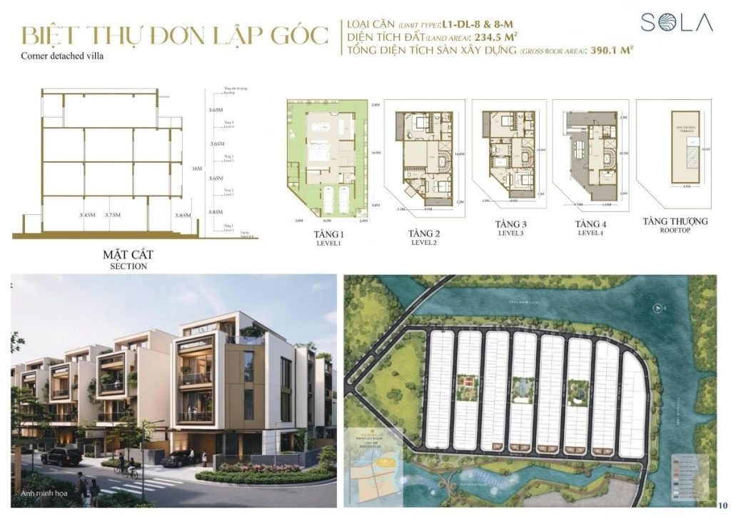 thiết kế đơn lập Sola