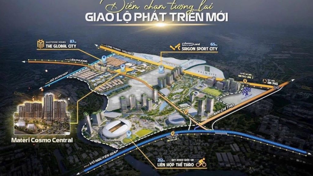 hạ tầng kết nối The Global City Phường Bình Trưng.