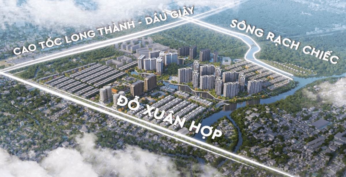 bản đồ liên kết vùng The Global City.
