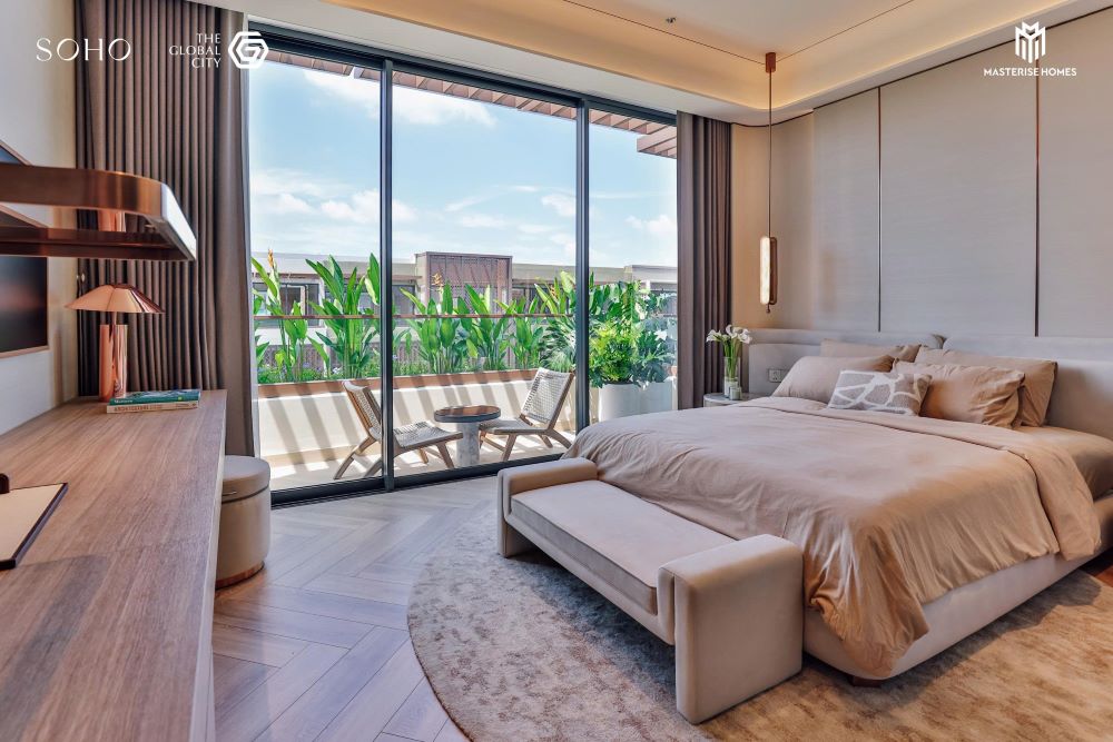 Phân khu Soho - The Global City với 8 phòng ngủ view thoáng, đầy đủ ánh sáng
