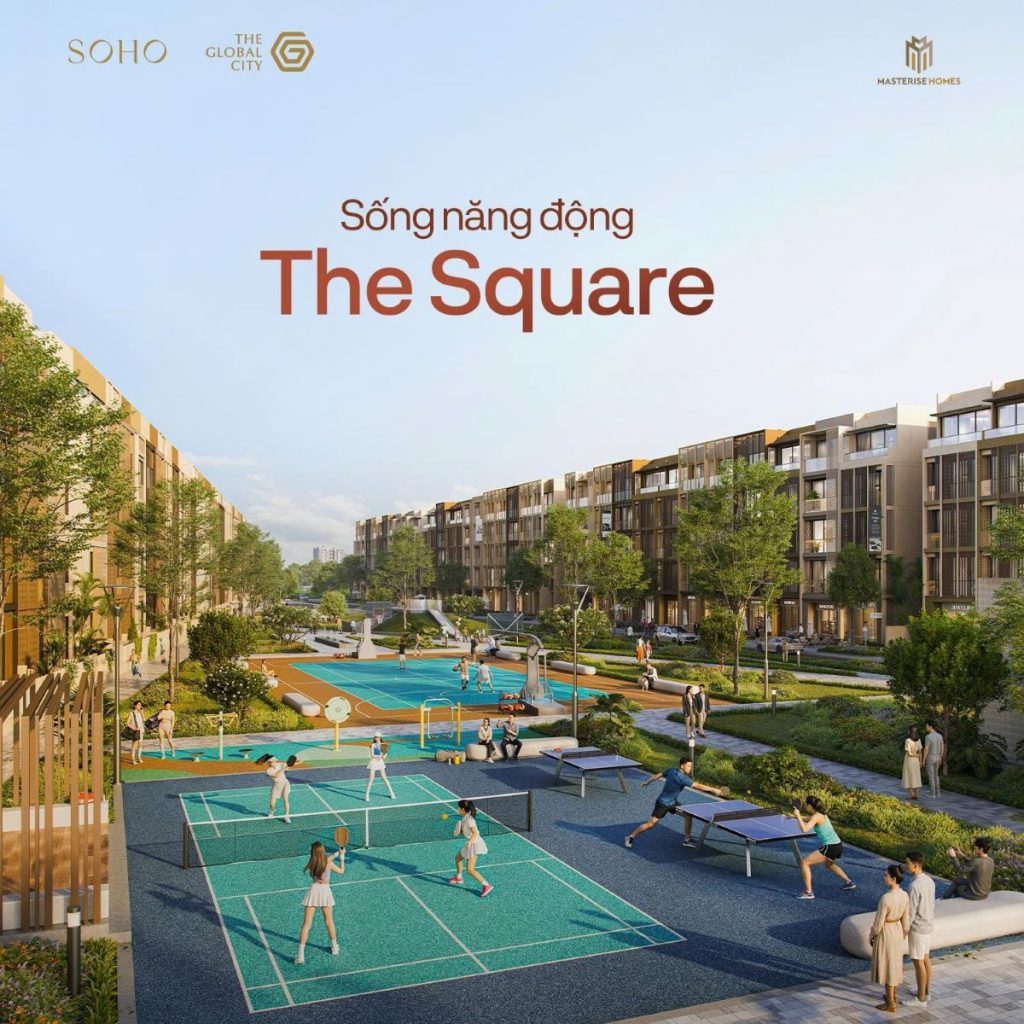 Tiện ích SoHo công viên The Square.